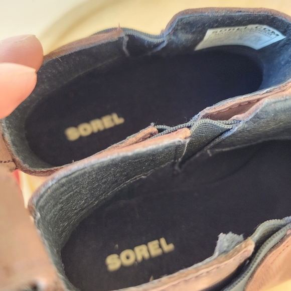 Brown Leather Ankle Boots - Picture 6 of 9